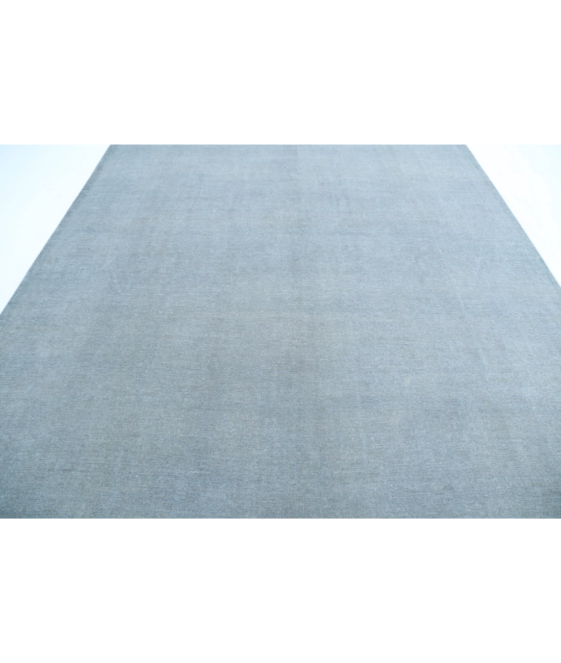 Overdye 9'0'' X 11'5'' Hand-Knotted Wool Rug 9'0'' x 11'5'' (270 X 343) / Grey / Grey