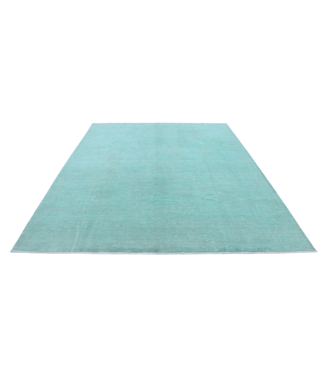 Overdye 8'0'' X 9'11'' Hand-Knotted Wool Rug 8'0'' x 9'11'' (240 X 298) / Green / N/A