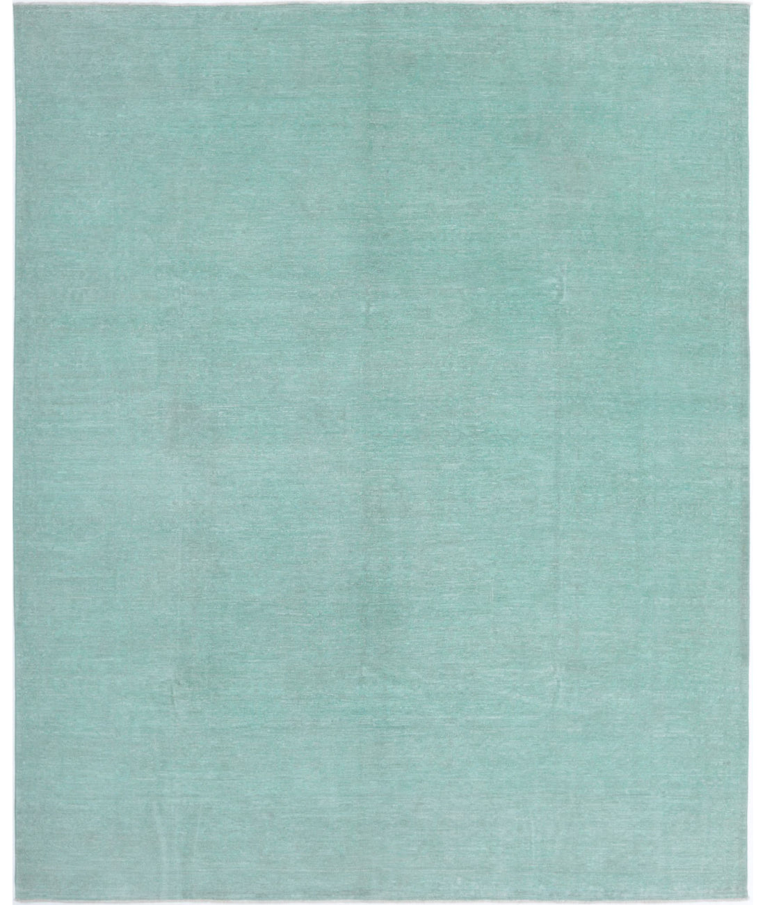 Overdye 8'0'' X 9'11'' Hand-Knotted Wool Rug 8'0'' x 9'11'' (240 X 298) / Green / N/A