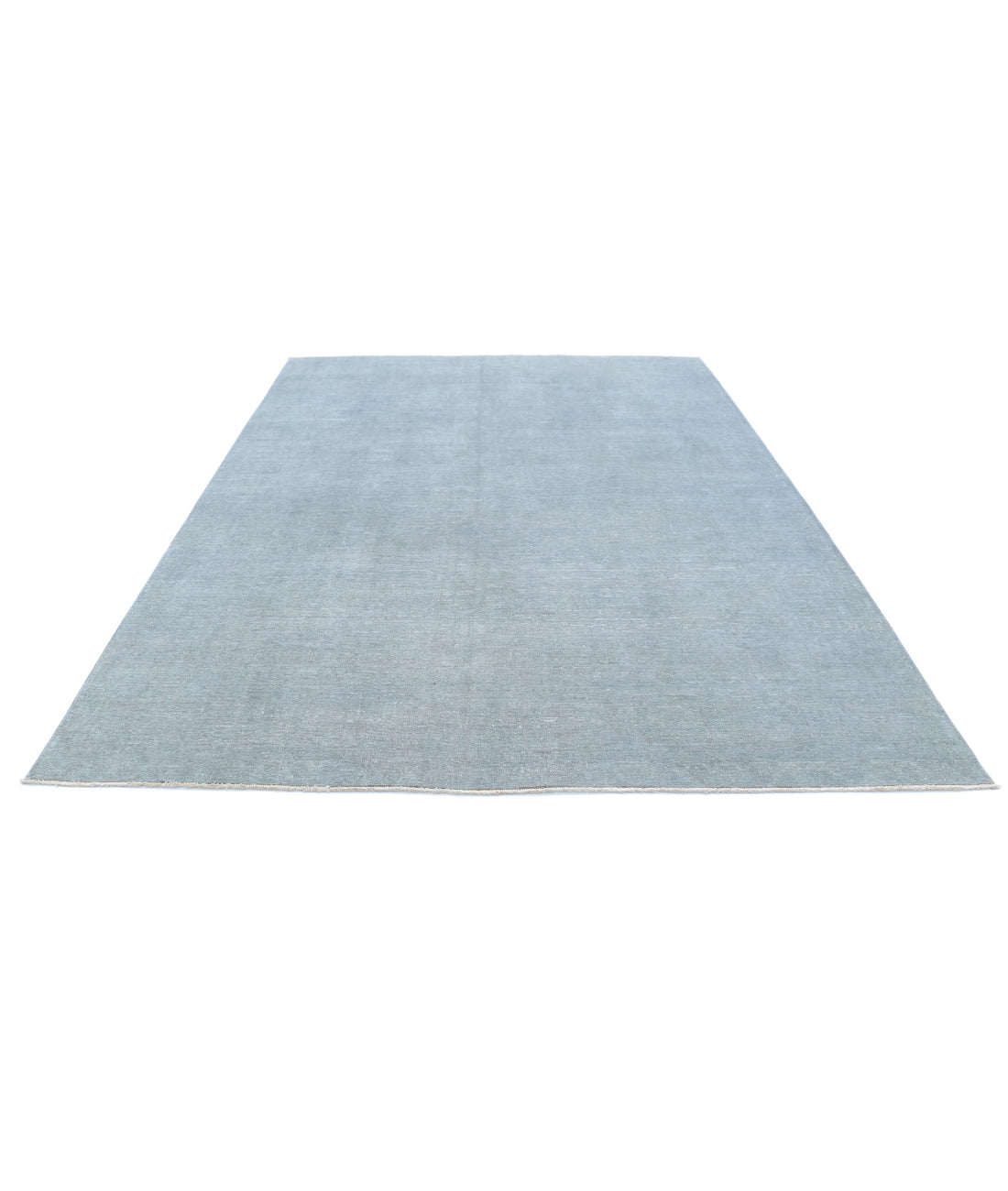 Overdye 8'0'' X 10'9'' Hand-Knotted Wool Rug 8'0'' x 10'9'' (240 X 323) / Grey / N/A