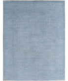 Overdye 8'0'' X 10'3'' Hand-Knotted Wool Rug 8'0'' x 10'3'' (240 X 308) / Blue / Blue