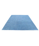 Overdye 8'0'' X 9'8'' Hand-Knotted Wool Rug 8'0'' x 9'8'' (240 X 290) / Blue / N/A