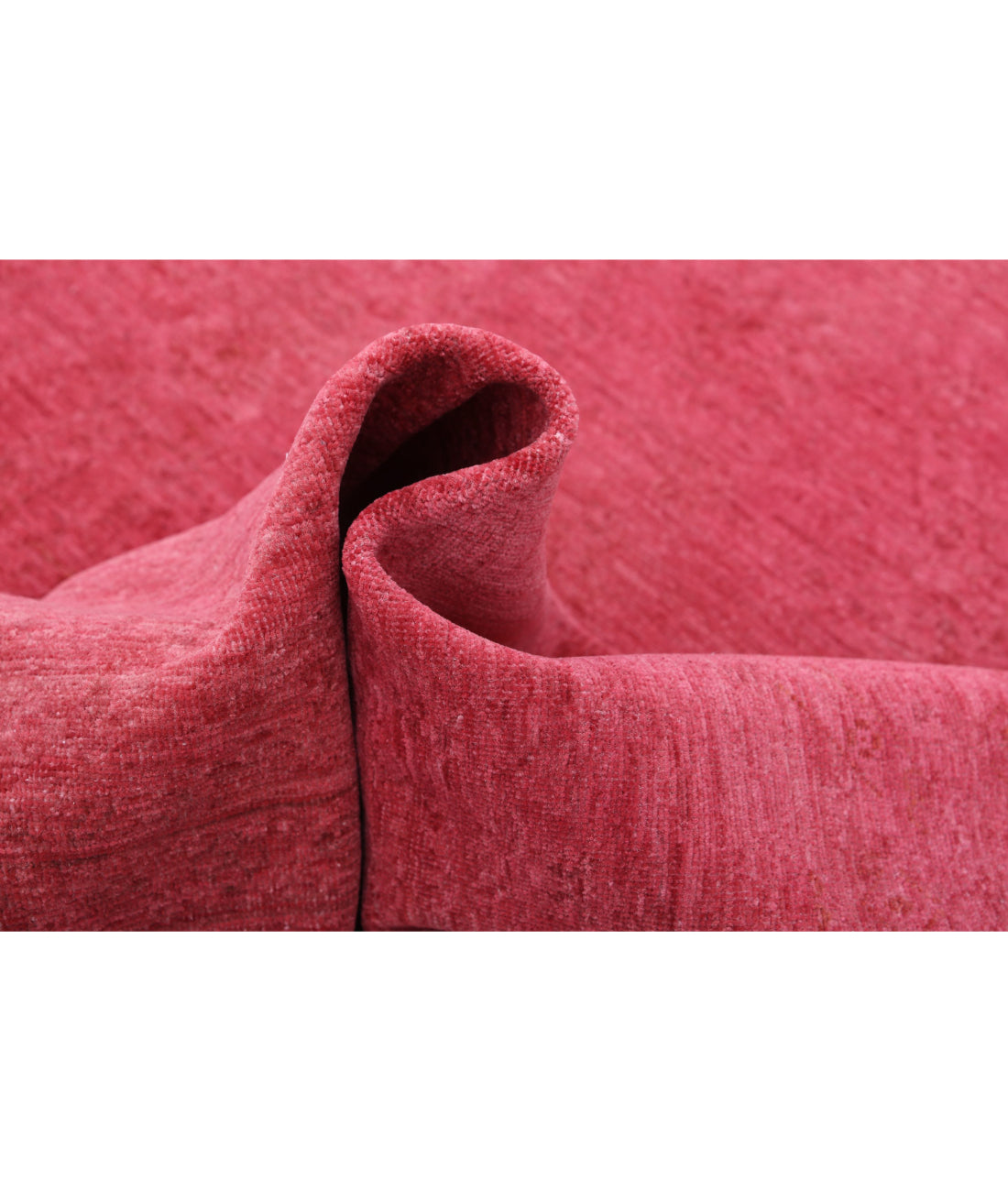 Overdye 9'8'' X 12'6'' Hand-Knotted Wool Rug 9'8'' x 12'6'' (290 X 375) / Red / N/A