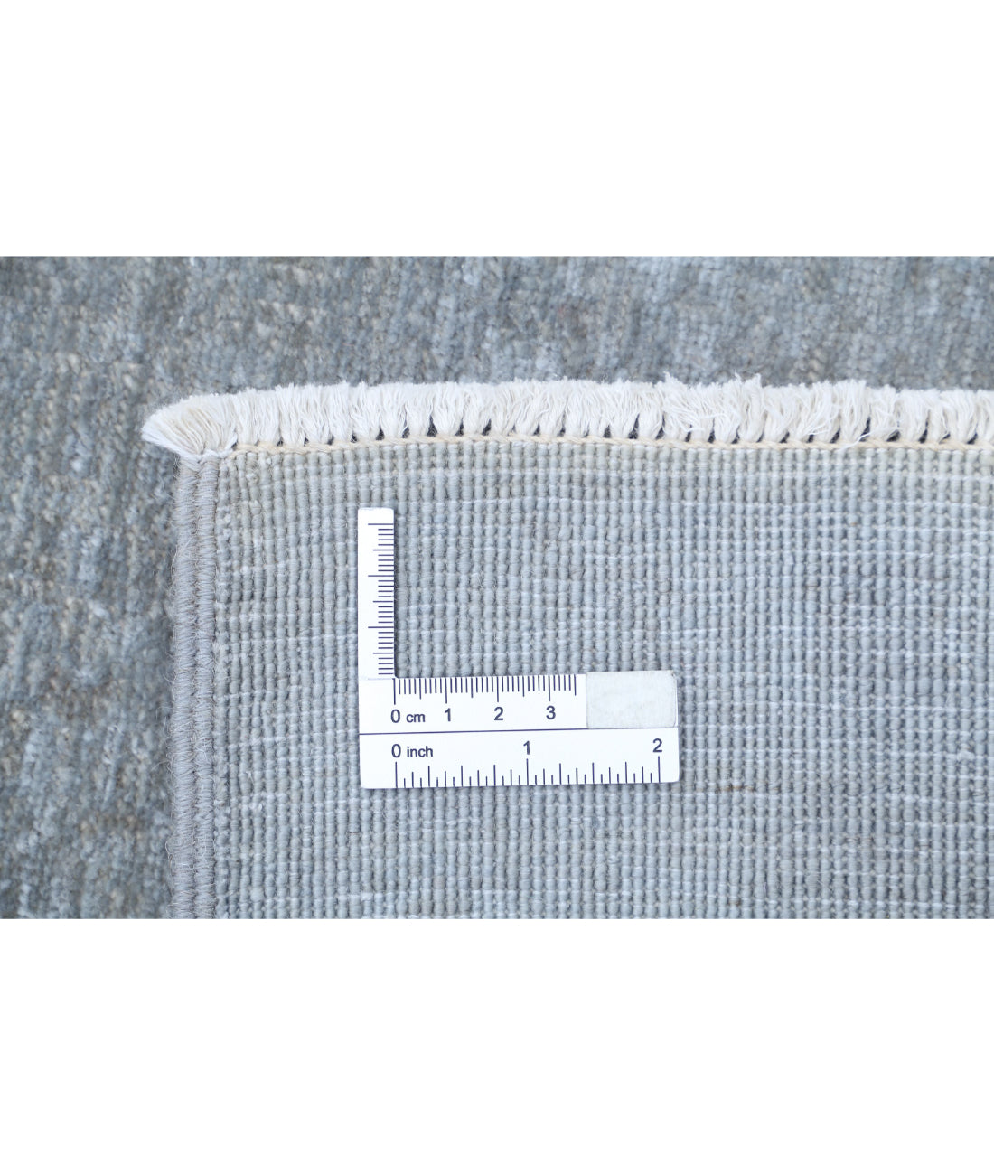 Overdye 6'1'' X 10'8'' Hand-Knotted Wool Rug 6'1'' x 10'8'' (183 X 320) / Grey / Grey