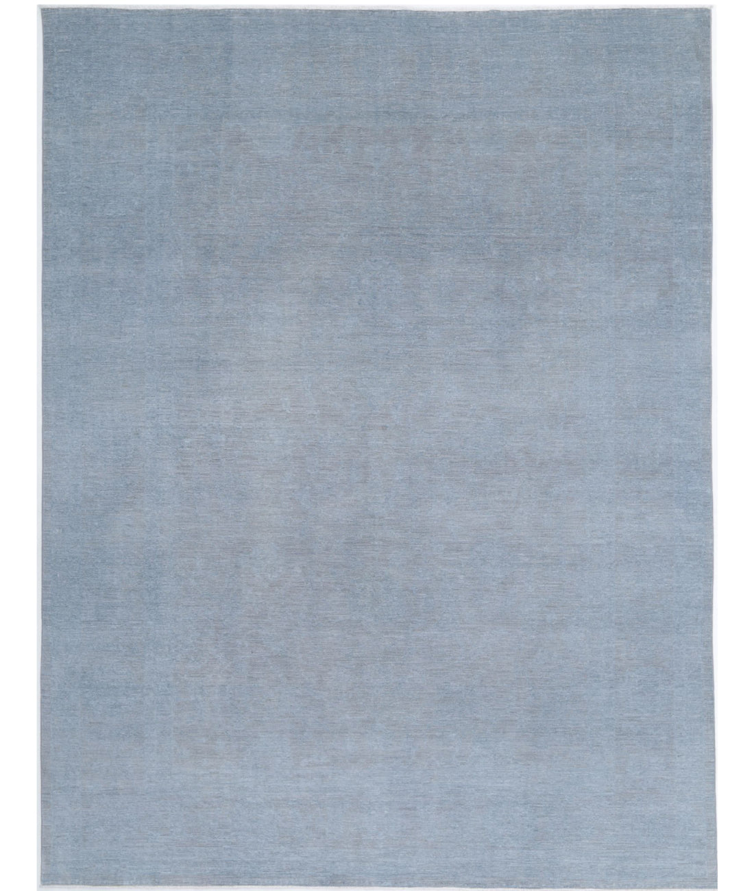 Overdye 8'9'' X 11'3'' Hand-Knotted Wool Rug 8'9'' x 11'3'' (263 X 338) / Grey / Grey