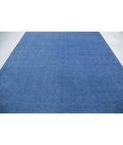 Overdye 8'10'' X 11'8'' Hand-Knotted Wool Rug 8'10'' x 11'8'' (265 X 350) / Blue / Blue