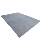 Overdye 8'8'' X 11'9'' Hand-Knotted Wool Rug 8'8'' x 11'9'' (260 X 353) / Grey / Grey