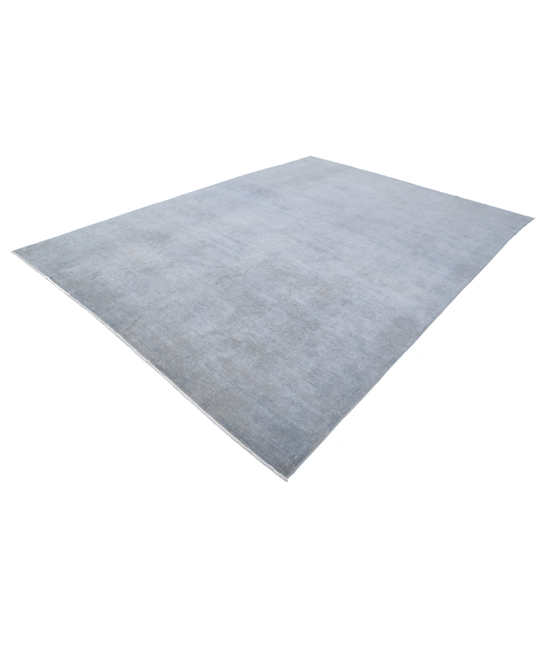 Overdye 8'8'' X 11'9'' Hand-Knotted Wool Rug 8'8'' x 11'9'' (260 X 353) / Grey / Grey