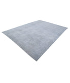Overdye 8'8'' X 11'9'' Hand-Knotted Wool Rug 8'8'' x 11'9'' (260 X 353) / Grey / Grey
