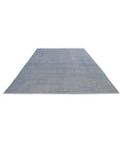 Overdye 8'8'' X 11'9'' Hand-Knotted Wool Rug 8'8'' x 11'9'' (260 X 353) / Grey / Grey