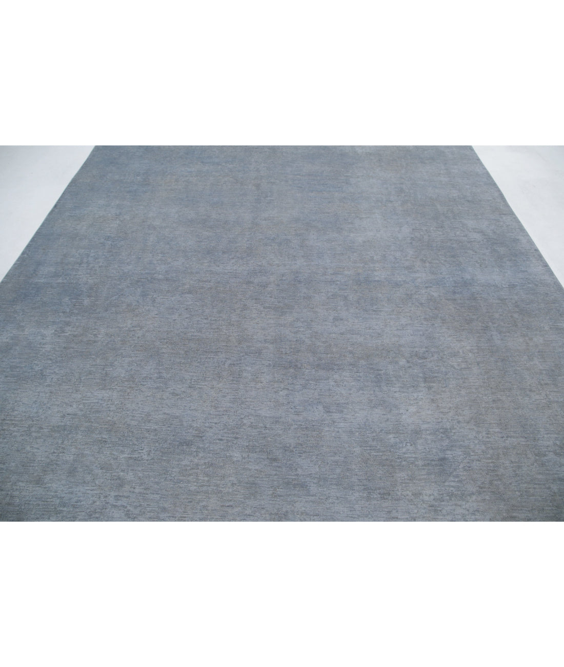 Overdye 8'8'' X 11'9'' Hand-Knotted Wool Rug 8'8'' x 11'9'' (260 X 353) / Grey / Grey