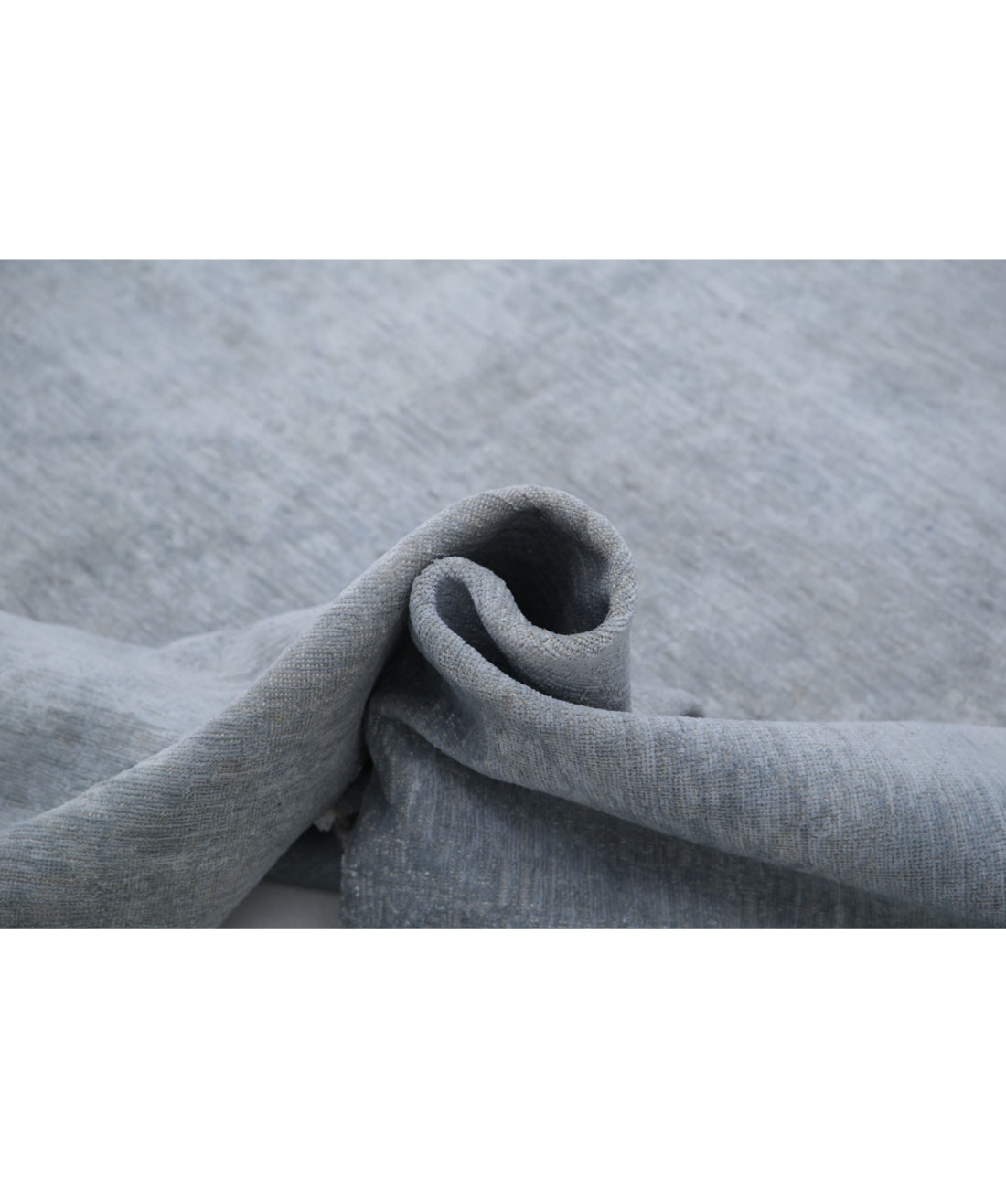 Overdye 8'8'' X 11'9'' Hand-Knotted Wool Rug 8'8'' x 11'9'' (260 X 353) / Grey / Grey
