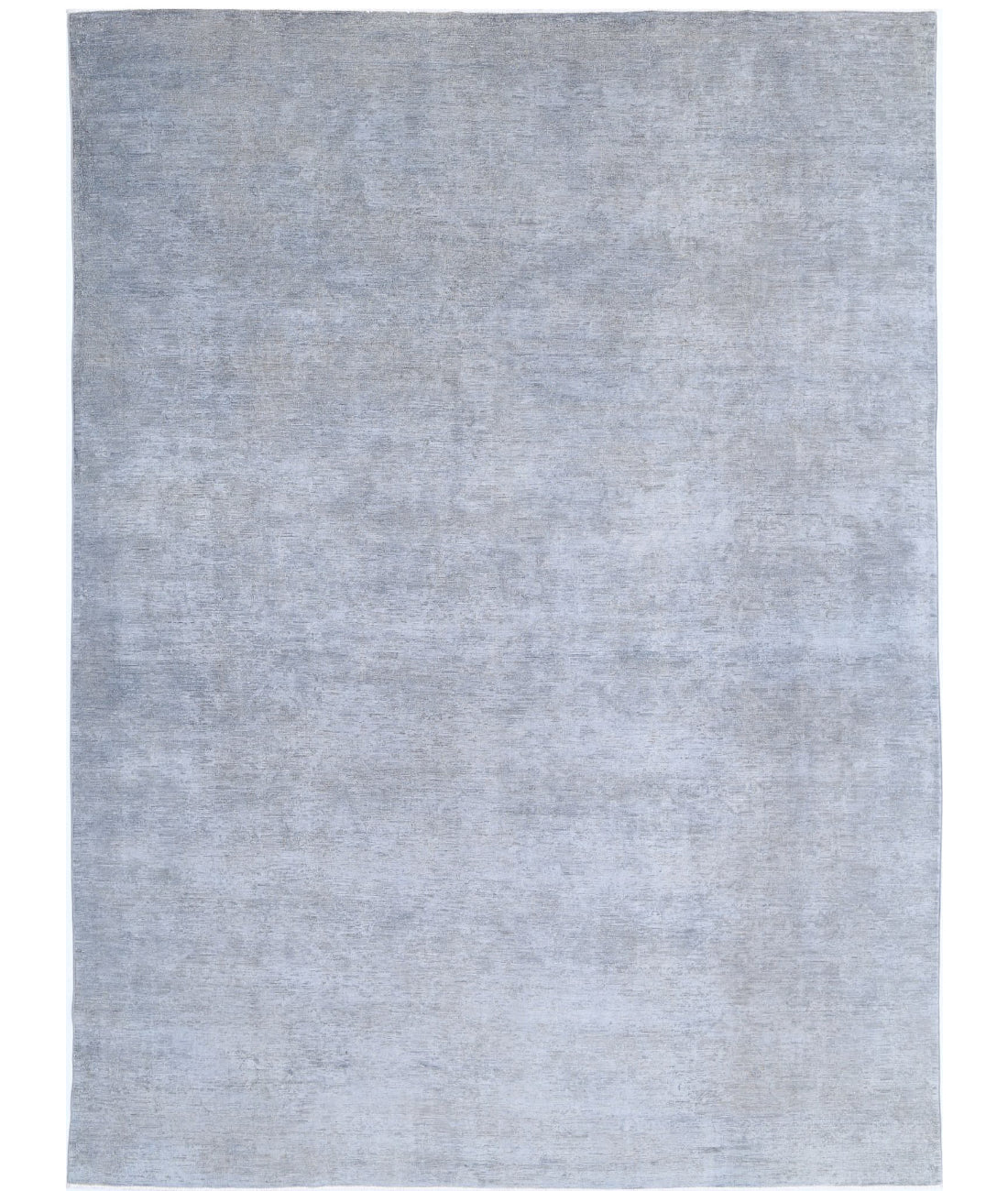 Overdye 8'8'' X 11'9'' Hand-Knotted Wool Rug 8'8'' x 11'9'' (260 X 353) / Grey / Grey