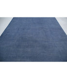 Overdye 8'11'' X 12'2'' Hand-Knotted Wool Rug 8'11'' x 12'2'' (268 X 365) / Blue / Blue