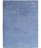 Overdye 8'11'' X 12'2'' Hand-Knotted Wool Rug 8'11'' x 12'2'' (268 X 365) / Blue / Blue