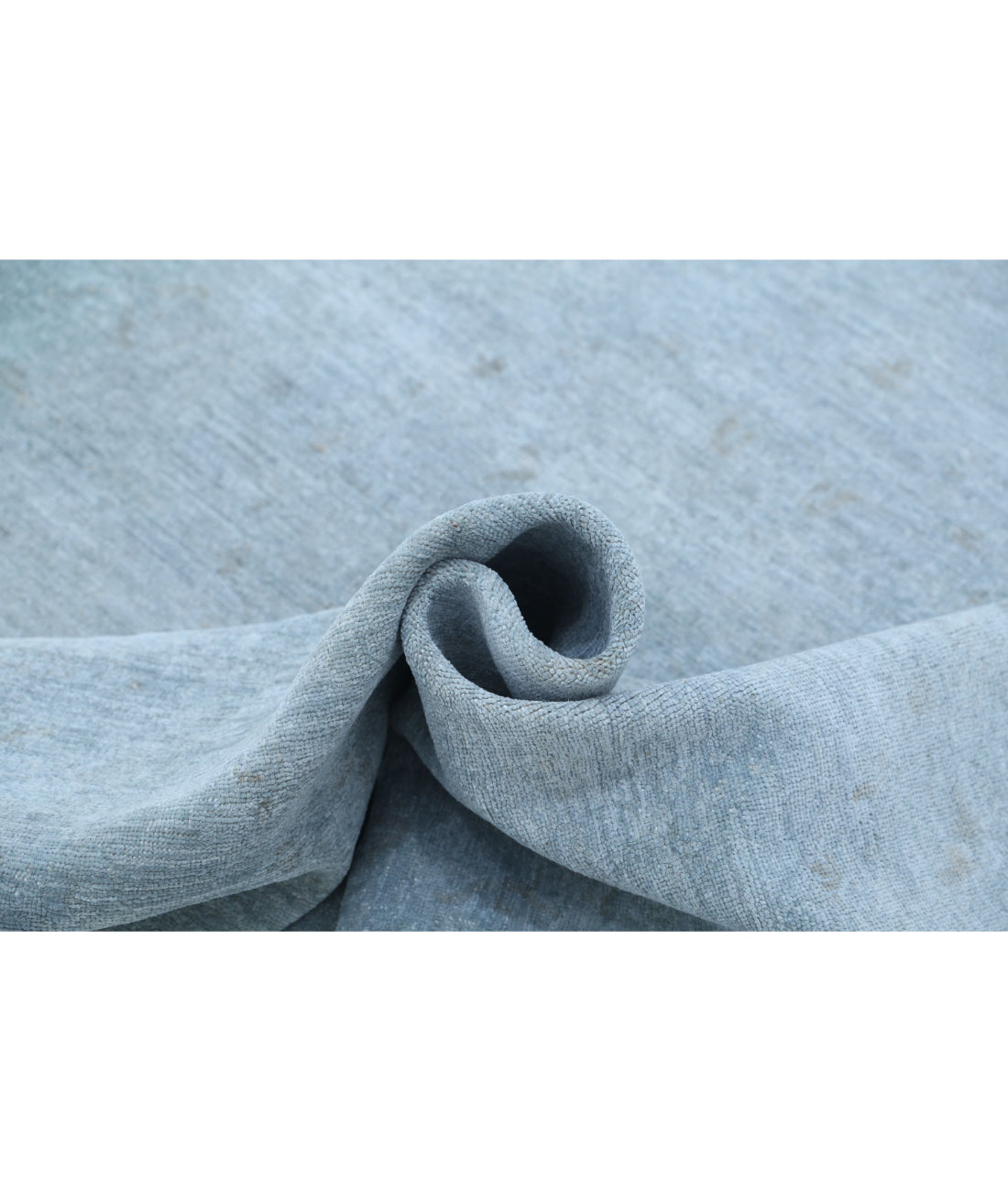 Overdye 8'5'' X 11'6'' Hand-Knotted Wool Rug 8'5'' x 11'6'' (253 X 345) / Grey / Grey