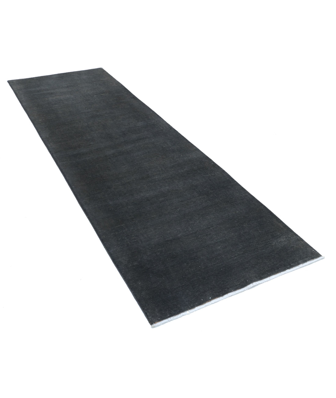 Overdye 3'0'' X 9'7'' Hand-Knotted Wool Rug 3'0'' x 9'7'' (90 X 288) / Green / N/A