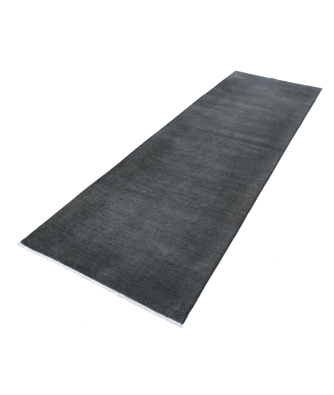 Overdye 3'0'' X 9'7'' Hand-Knotted Wool Rug 3'0'' x 9'7'' (90 X 288) / Green / N/A
