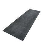 Overdye 3'0'' X 9'7'' Hand-Knotted Wool Rug 3'0'' x 9'7'' (90 X 288) / Green / N/A