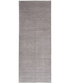 Overdye 4'0'' X 10'10'' Hand-Knotted Wool Rug 4'0'' x 10'10'' (120 X 325) / Grey / Grey