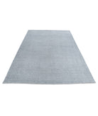 Overdye 6'1'' X 8'4'' Hand-Knotted Wool Rug 6'1'' x 8'4'' (183 X 250) / Grey / Grey