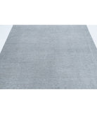 Overdye 6'1'' X 8'4'' Hand-Knotted Wool Rug 6'1'' x 8'4'' (183 X 250) / Grey / Grey