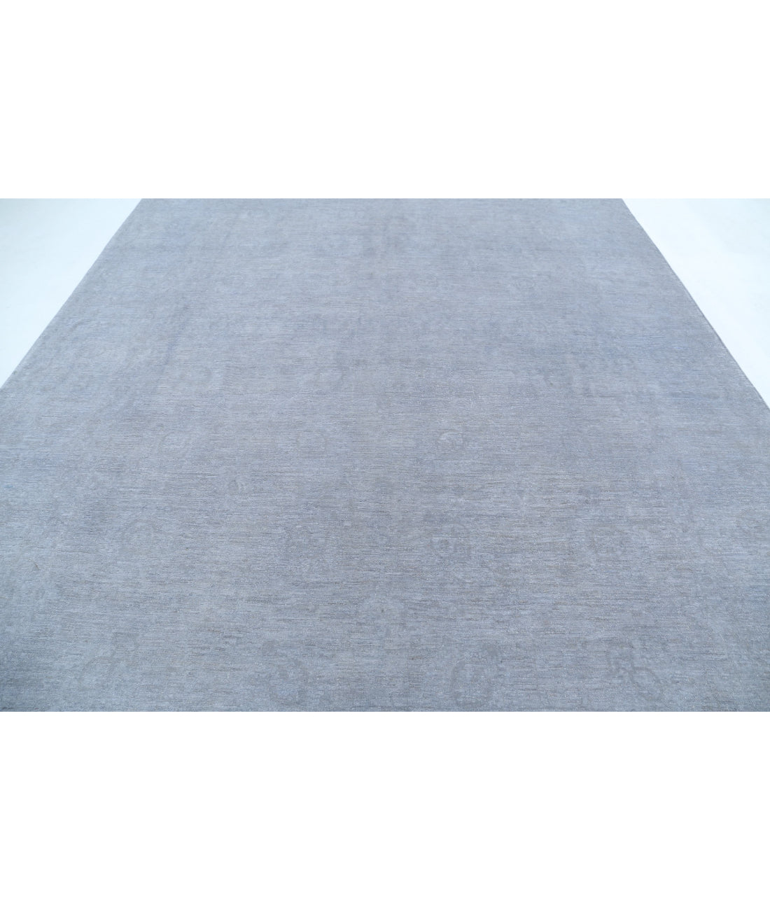 Overdye 9'0'' X 12'4'' Hand-Knotted Wool Rug 9'0'' x 12'4'' (270 X 370) / Grey / Grey