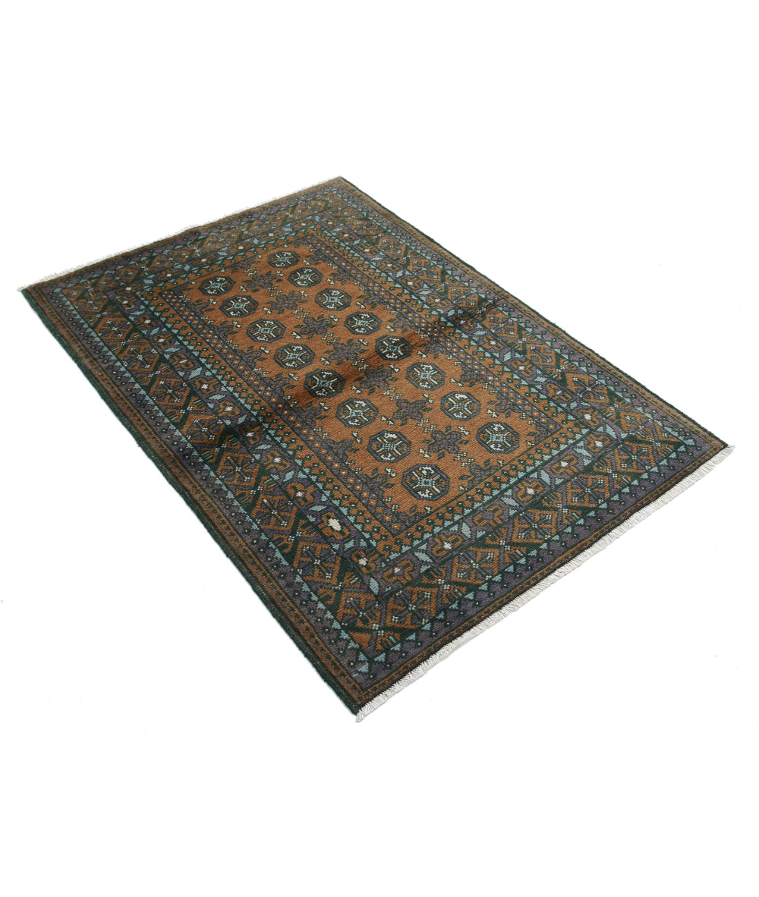 Revival 3'5'' X 4'9'' Hand-Knotted Wool Rug 3'5'' x 4'9'' (103 X 143) / Taupe / N/A