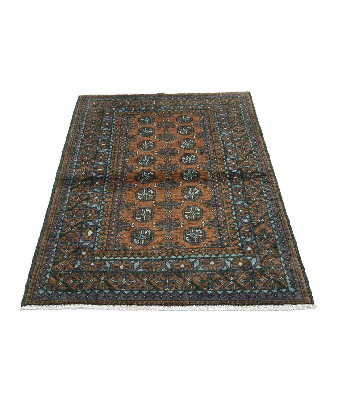 Revival 3'5'' X 4'9'' Hand-Knotted Wool Rug 3'5'' x 4'9'' (103 X 143) / Taupe / N/A