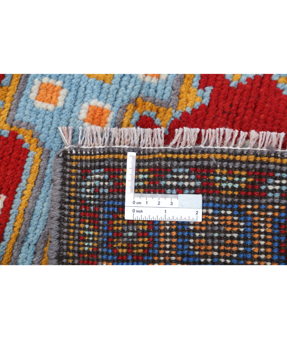 Revival 2'8'' X 3'11'' Hand-Knotted Wool Rug 2'8'' x 3'11'' (80 X 118) / Blue / Red