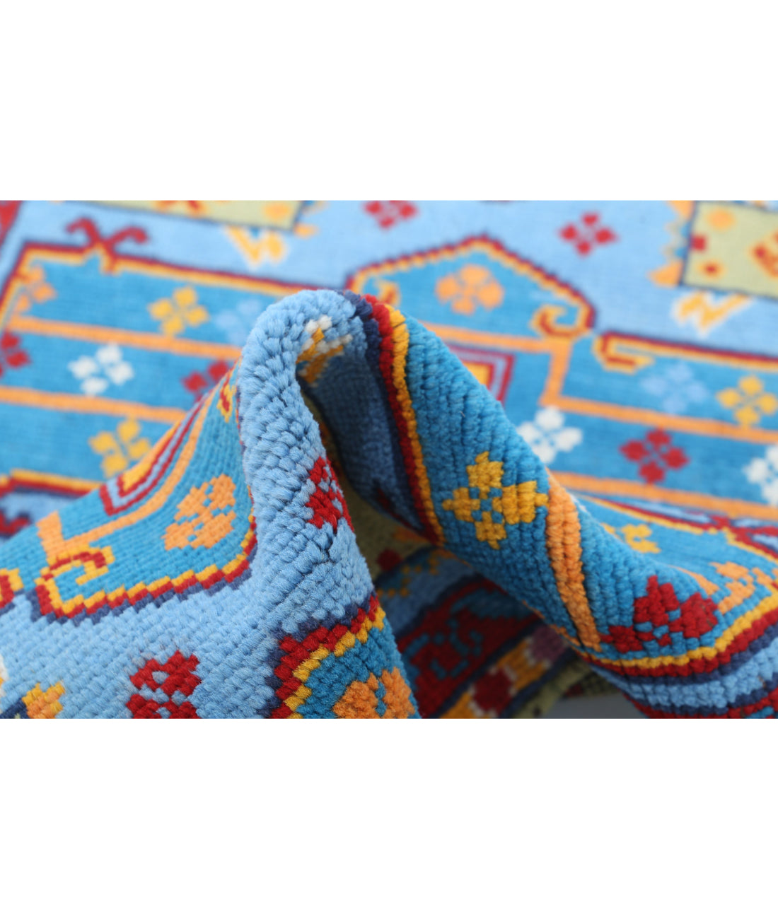 Revival 2'8'' X 3'10'' Hand-Knotted Wool Rug 2'8'' x 3'10'' (80 X 115) / Teal / Red