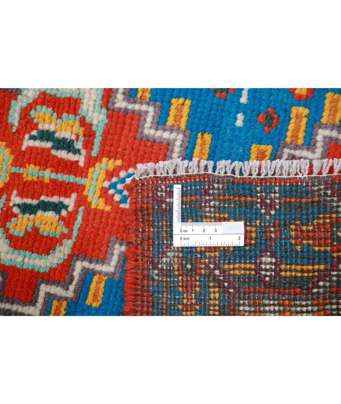 Revival 2'8'' X 3'11'' Hand-Knotted Wool Rug 2'8'' x 3'11'' (80 X 118) / Rust / Teal