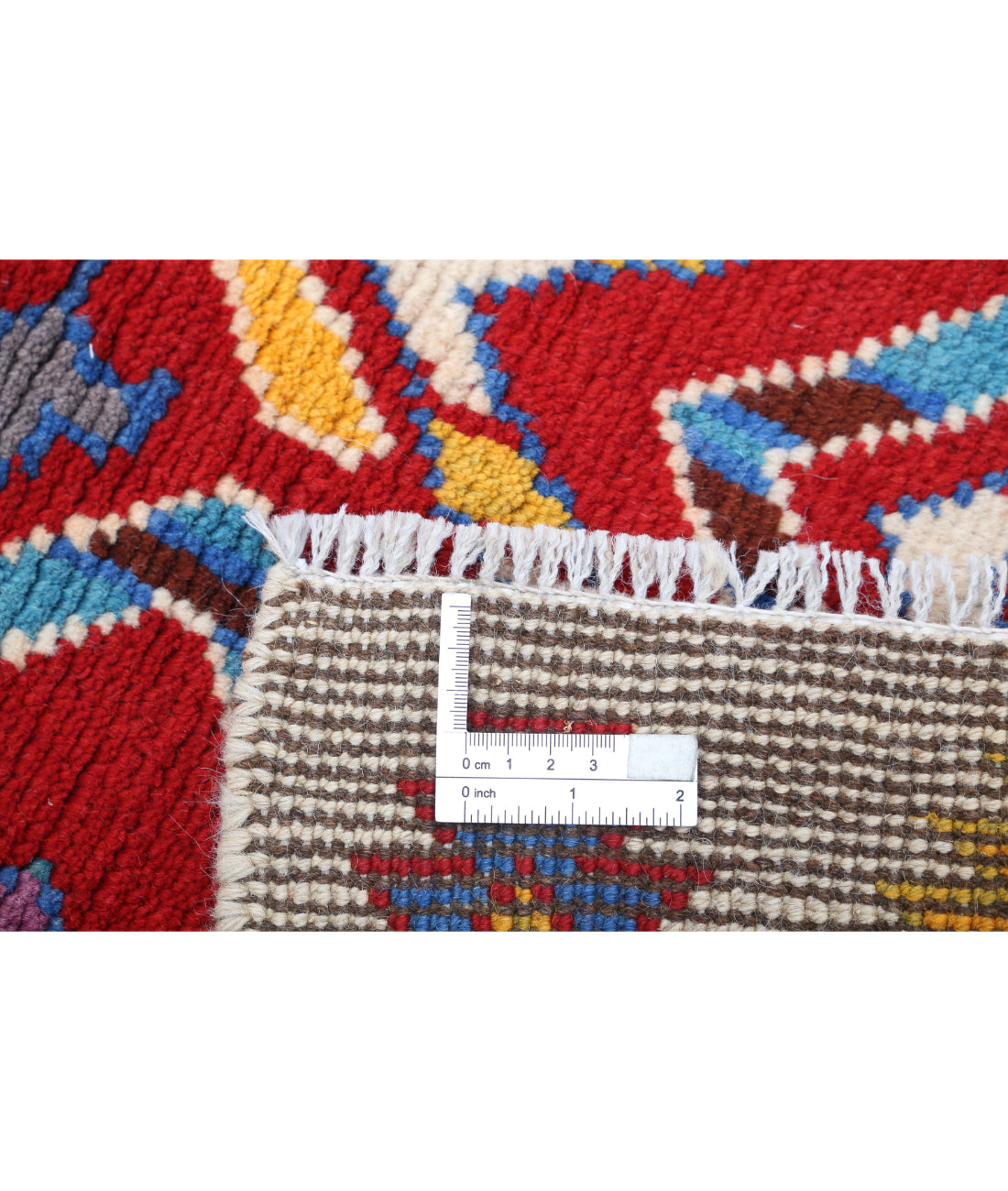 Revival 2'6'' X 3'10'' Hand-Knotted Wool Rug 2'6'' x 3'10'' (75 X 115) / Red / Ivory