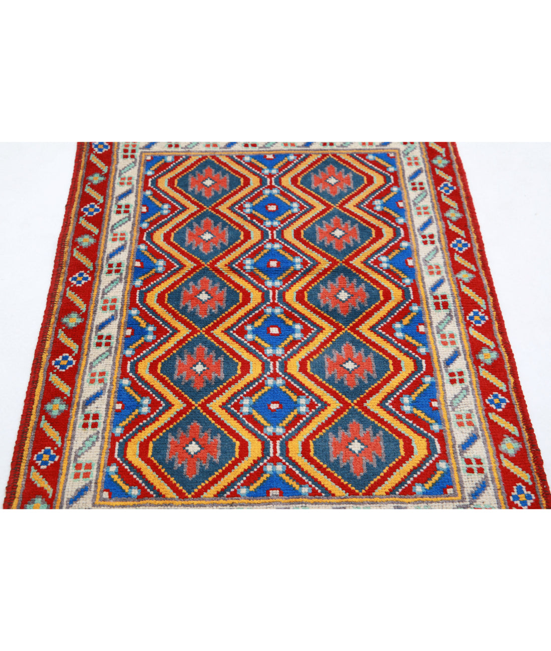Revival 2'9'' X 3'11'' Hand-Knotted Wool Rug 2'9'' x 3'11'' (83 X 118) / Multi / Red