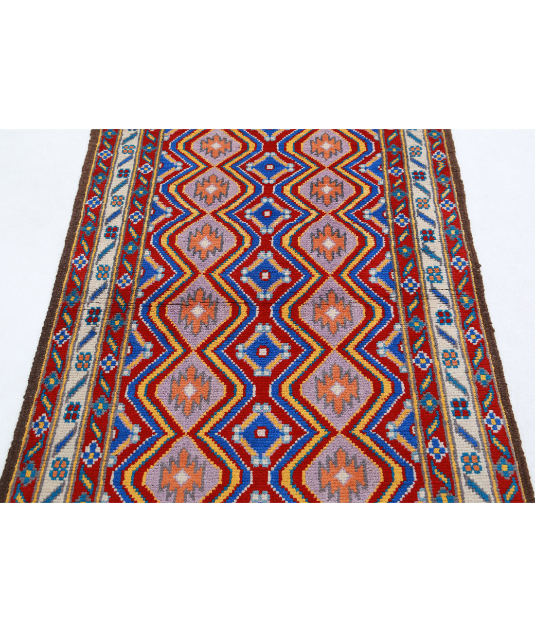 Revival 3'2'' X 5'0'' Hand-Knotted Wool Rug 3'2'' x 5'0'' (95 X 150) / Multi / Ivory