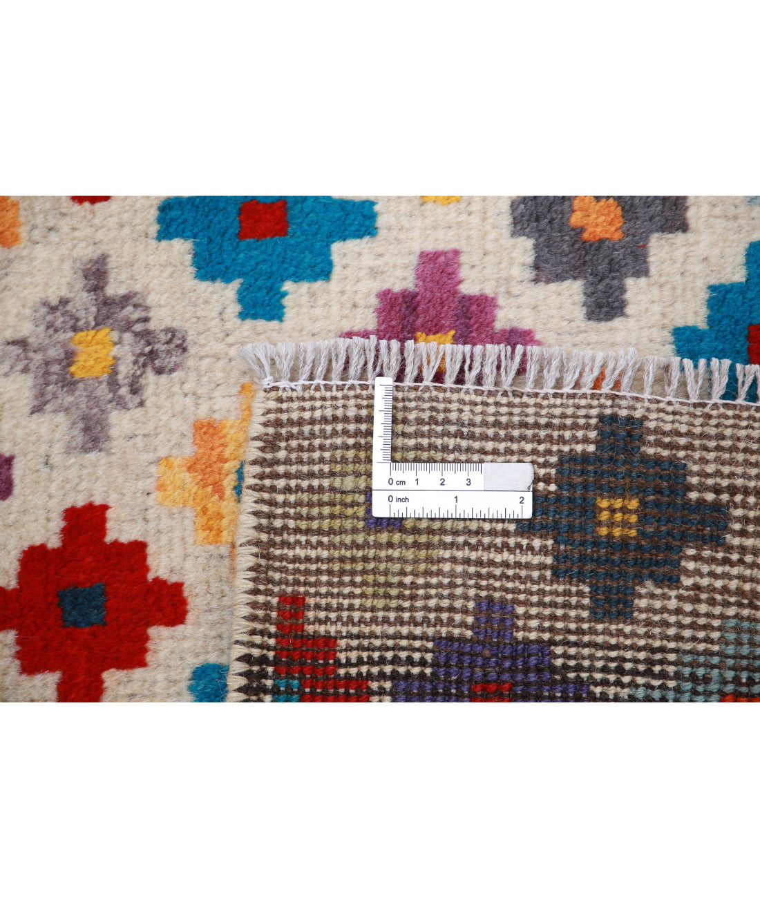 Revival 3'4'' X 4'9'' Hand-Knotted Wool Rug 3'4'' x 4'9'' (100 X 143) / Ivory / Multi