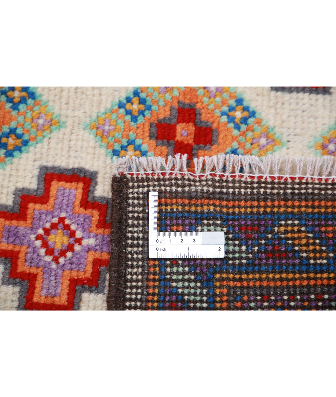 Revival 4'10'' X 6'9'' Hand-Knotted Wool Rug 4'10'' x 6'9'' (145 X 203) / Ivory / Blue