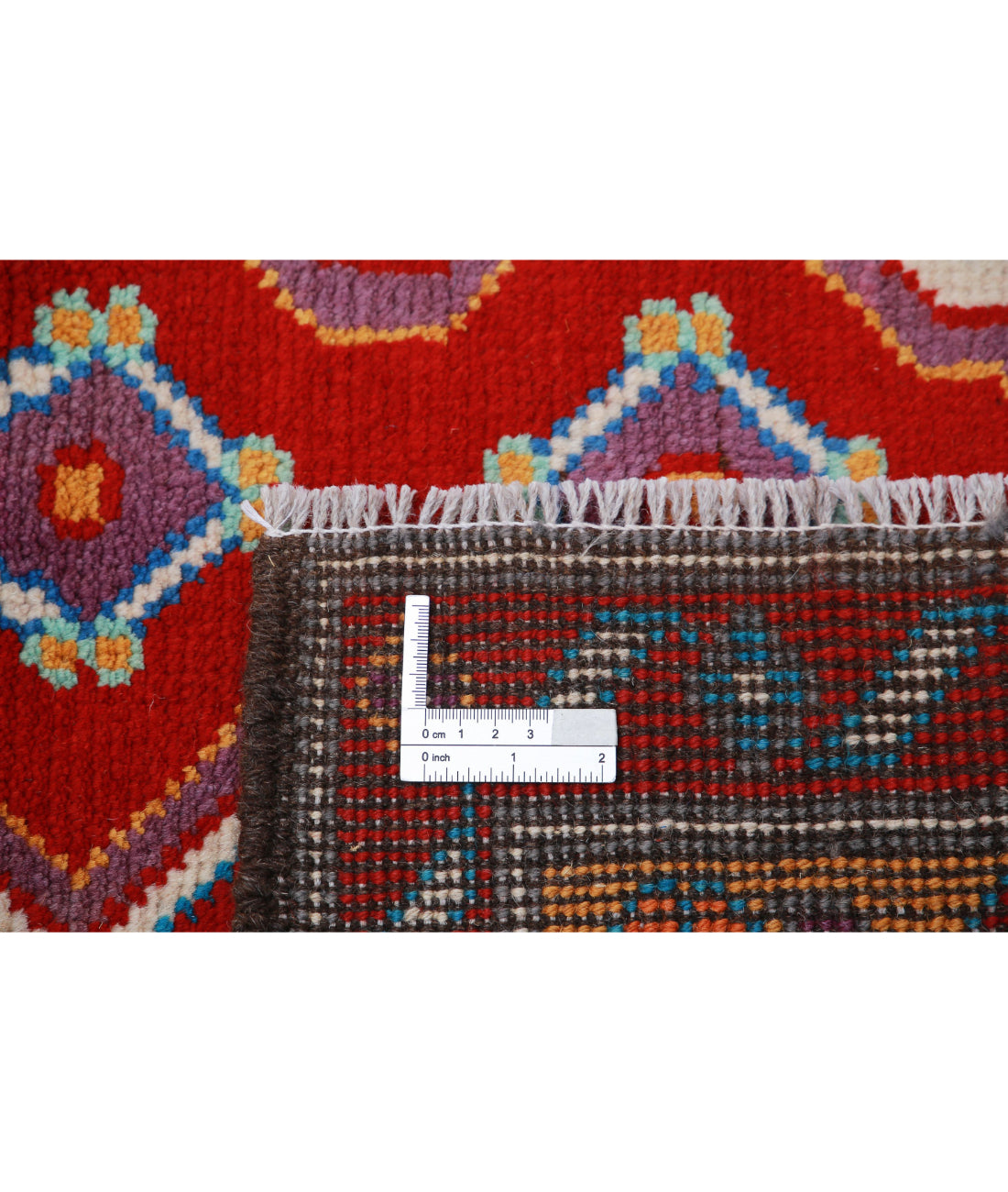 Revival 5'2'' X 6'6'' Hand-Knotted Wool Rug 5'2'' x 6'6'' (155 X 195) / Red / Gold