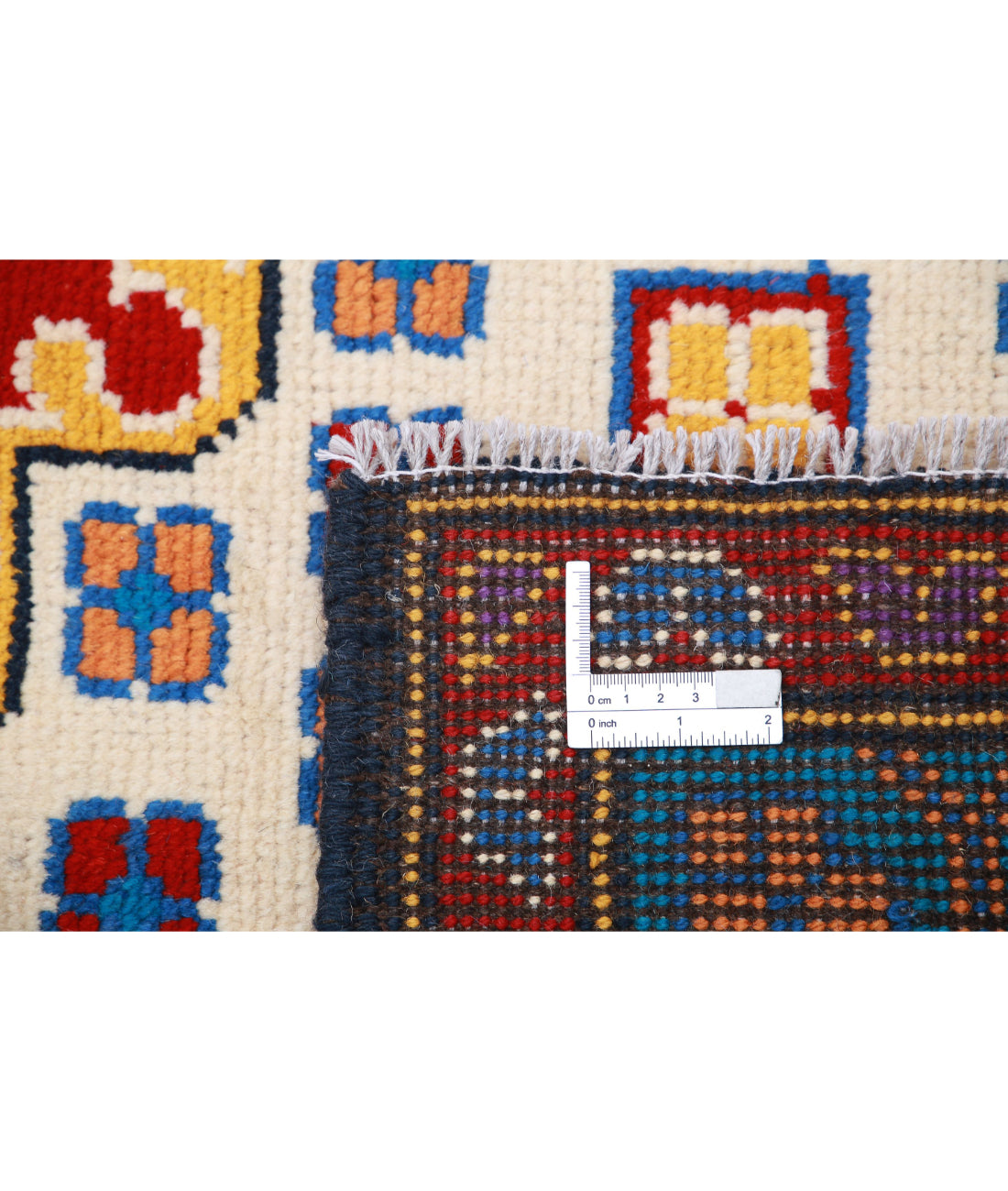 Revival 6'1'' X 7'10'' Hand-Knotted Wool Rug 6'1'' x 7'10'' (183 X 235) / Ivory / Blue