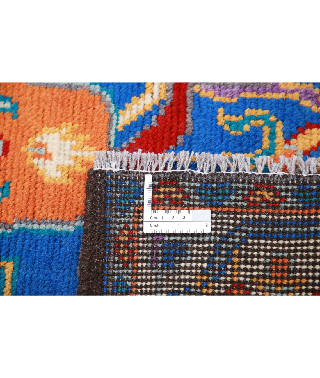 Revival 3'2'' X 5'0'' Hand-Knotted Wool Rug 3'2'' x 5'0'' (95 X 150) / Blue / Ivory