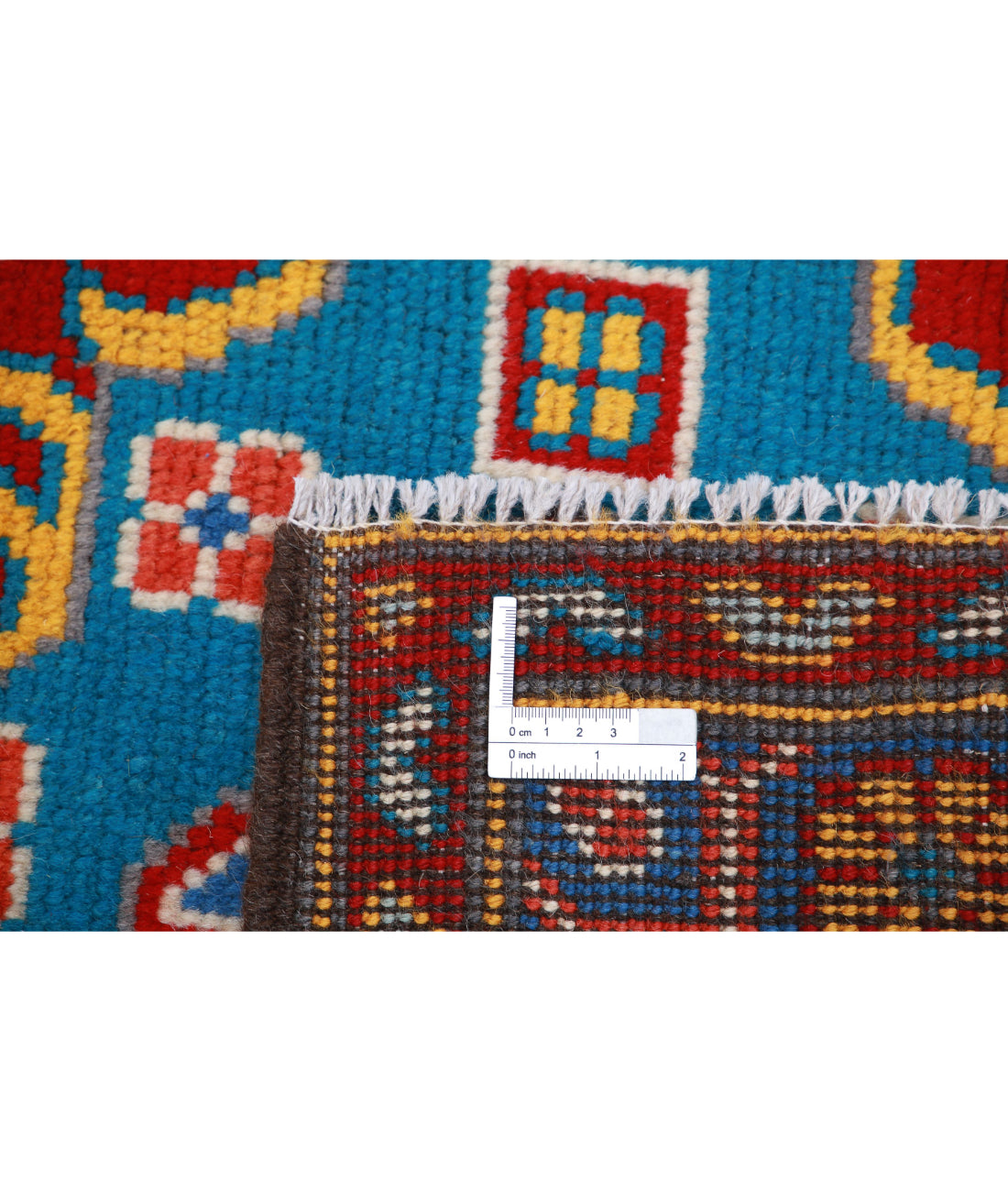 Revival 5'2'' X 7'5'' Hand-Knotted Wool Rug 5'2'' x 7'5'' (155 X 223) / Teal / Grey