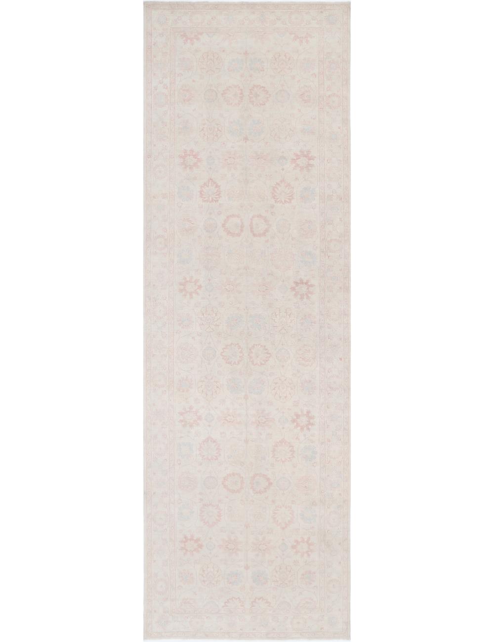 Serenity 6' 2" X 19' 6" Hand-Knotted Wool Rug 6' 2" X 19' 6" (188 X 594) / Ivory / Ivory