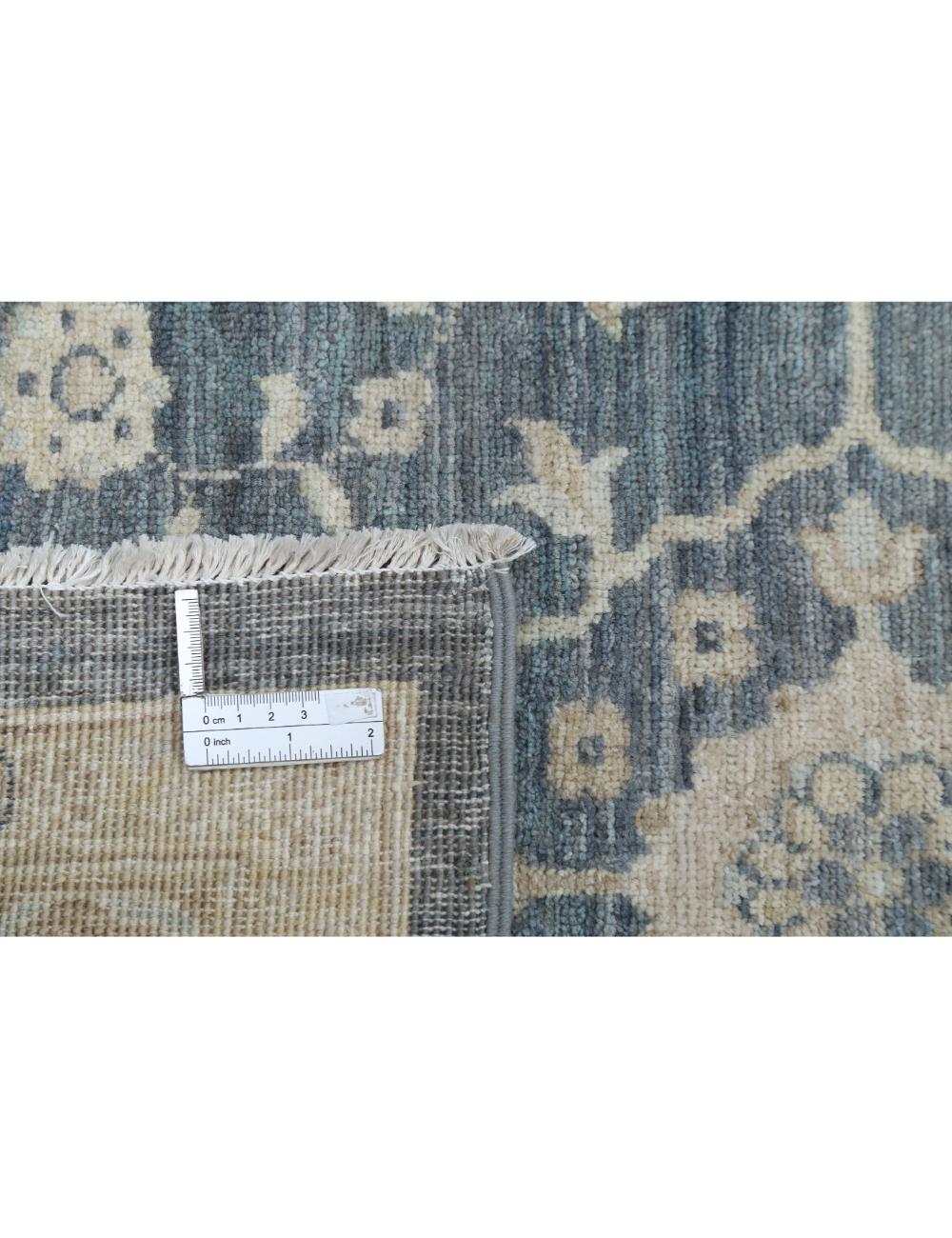 Serenity 9' 9" X 23' 8" Hand-Knotted Wool Rug 9' 9" X 23' 8" (297 X 721) / Blue / Ivory