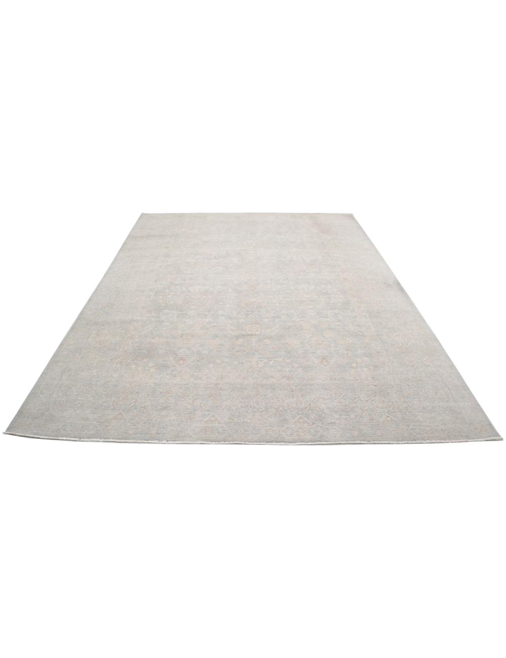 Serenity 7' 10" X 10' 0" Hand-Knotted Wool Rug 7' 10" X 10' 0" (239 X 305) / Grey / Ivory
