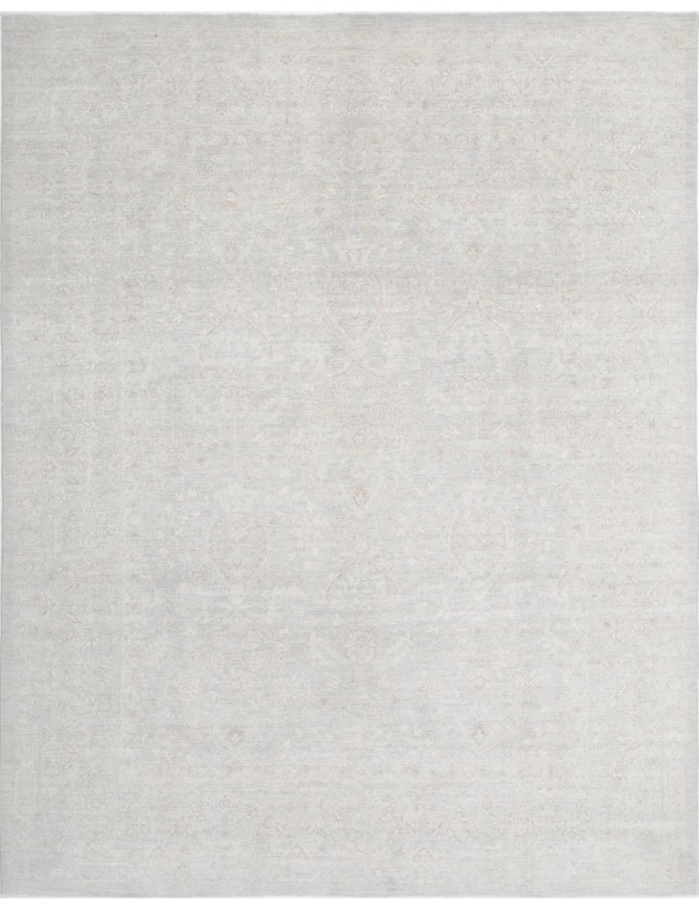 Serenity 7' 10" X 10' 0" Hand-Knotted Wool Rug 7' 10" X 10' 0" (239 X 305) / Grey / Ivory