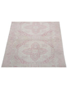 Serenity 2' 0" X 6' 3" Hand-Knotted Wool Rug 2' 0" X 6' 3" (61 X 191) / Ivory / Pink