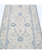 Serenity 2' 7" X 8' 4" Hand-Knotted Wool Rug 2' 7" X 8' 4" (79 X 254) / Ivory / Blue