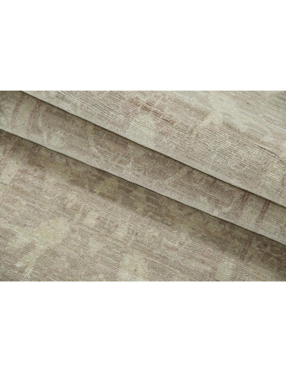 Serenity 2' 4" X 9' 7" Hand-Knotted Wool Rug 2' 4" X 9' 7" (71 X 292) / Taupe / Ivory