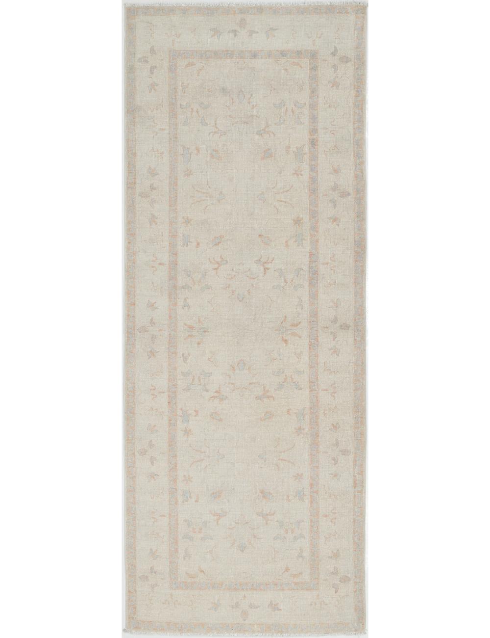 Serenity 2' 10" X 7' 7" Hand-Knotted Wool Rug 2' 10" X 7' 7" (86 X 231) / Ivory / Blue