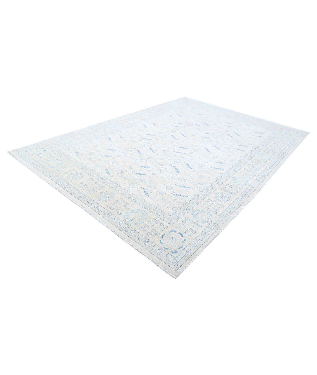 Serenity 8'2'' X 11'9'' Hand-Knotted Wool Rug 8'2'' x 11'9'' (245 X 353) / Ivory / Beige